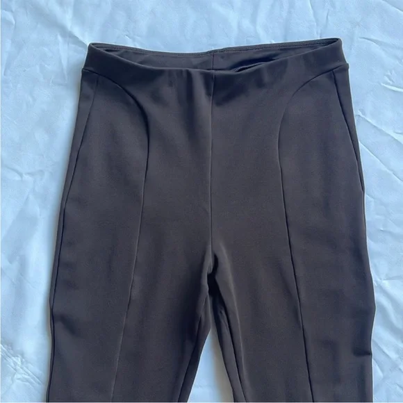 ALO Yoga Brown flare zip Leggings - Picture 4 of 11